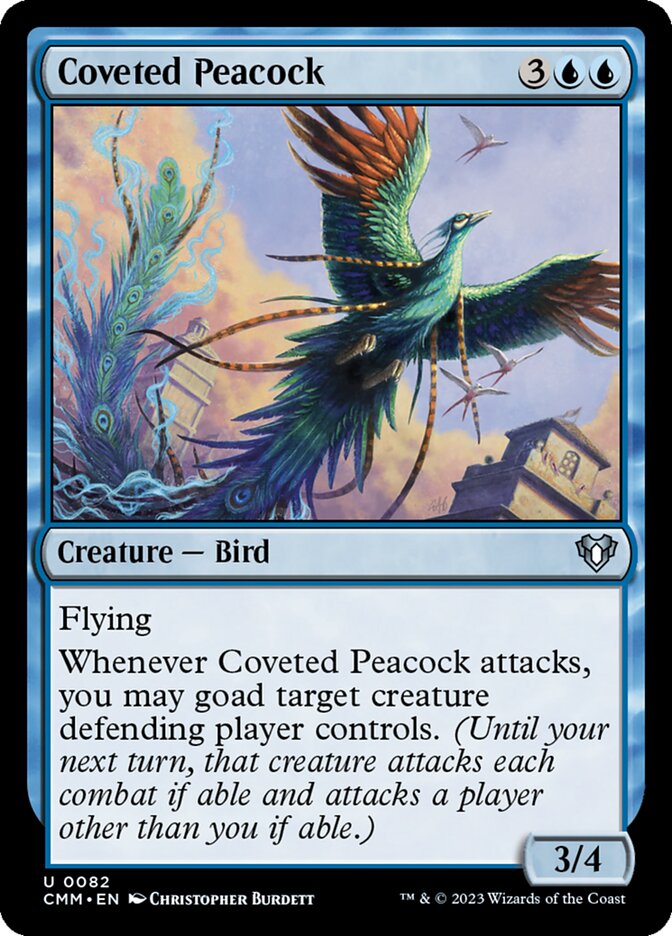 Coveted Peacock 82 (Commander Masters)  - Foil | Good Games Adelaide SA