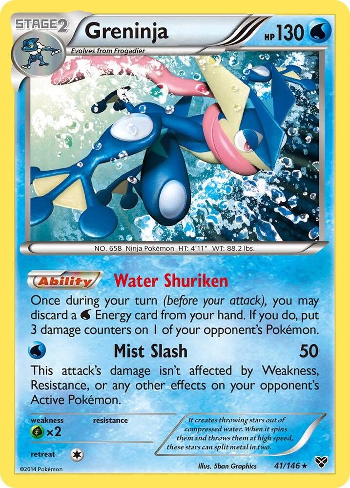 Greninja 41/146 (XY Base Set)  - Holofoil | Good Games Adelaide SA