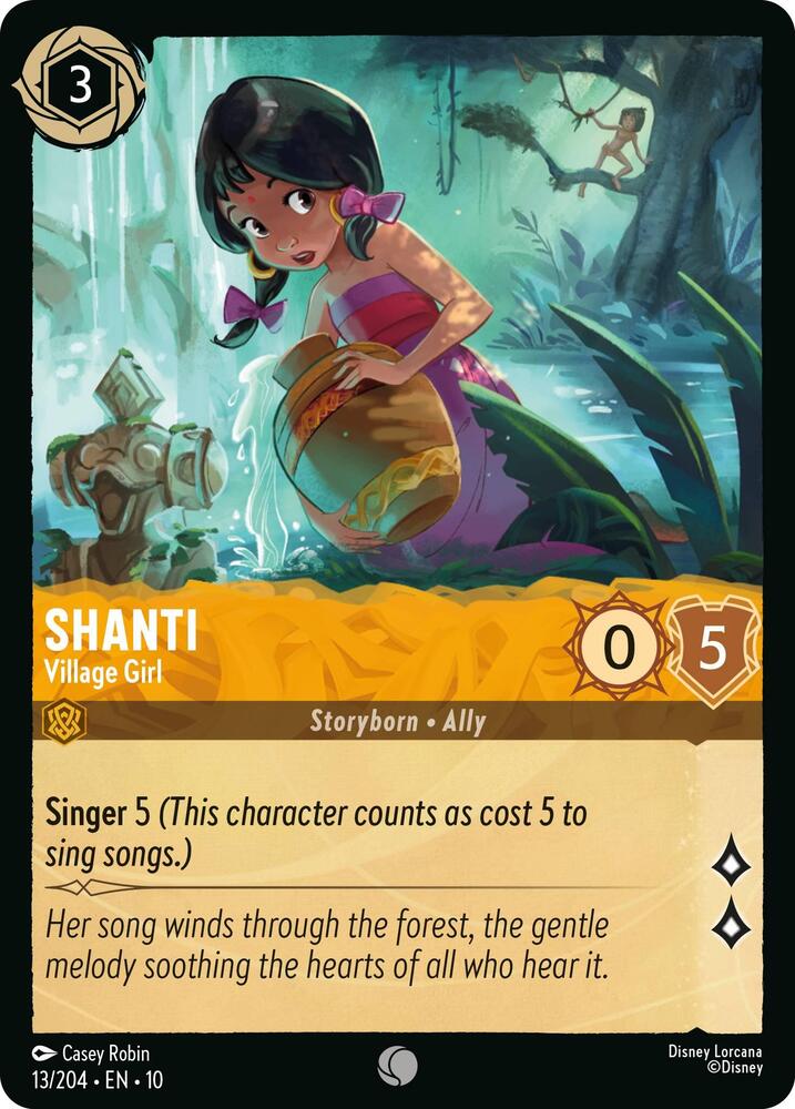 Shanti Village Girl 13/204 (Whispers in the Well)  - Cold Foil | Good Games Adelaide SA