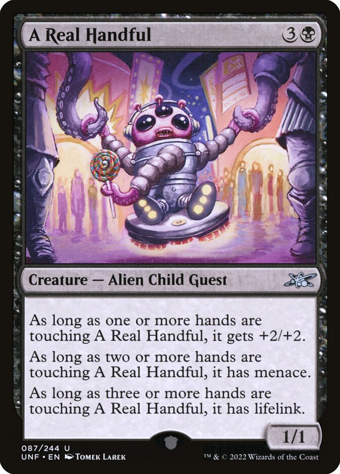 A Real Handful 87 (Unfinity)  - Foil | Good Games Adelaide SA