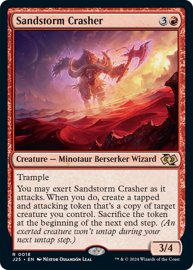 Sandstorm Crasher [Foundations Jumpstart] | Good Games Adelaide SA
