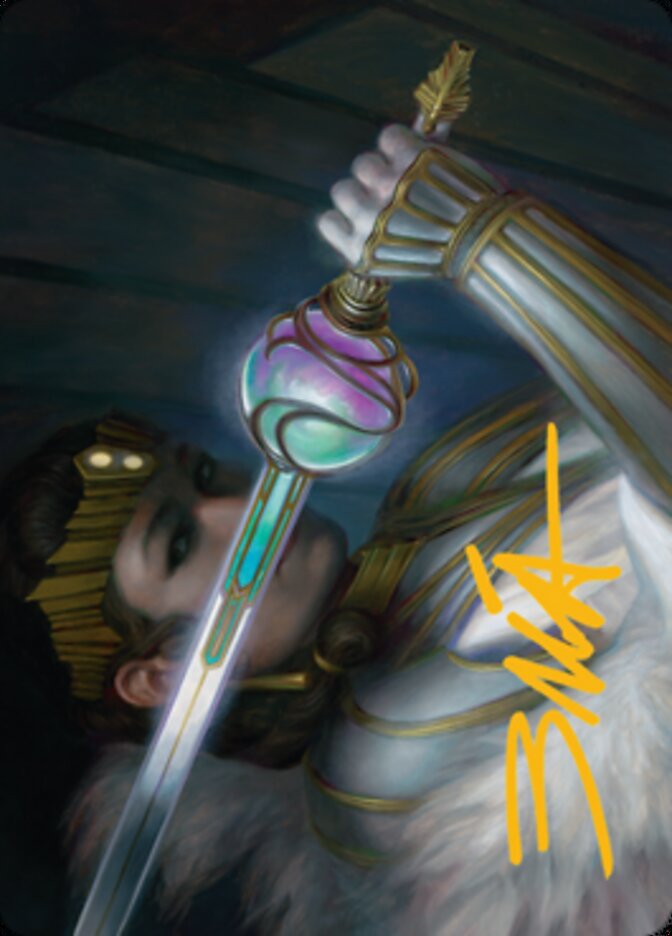 Luxior, Giada's Gift Art Card (Gold-Stamped Signature) [Streets of New Capenna Art Series] | Good Games Adelaide SA