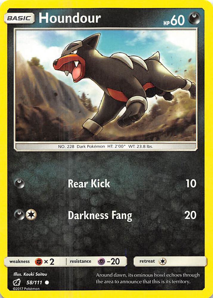 Houndour 58/111 (SM - Crimson Invasion)  | Good Games Adelaide SA
