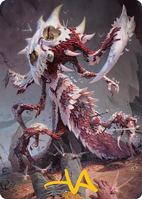 Grist the Hunger Tide Art Card 56 81 Gold Stamped Signature 56 (Art Series: Modern Horizons 2)  | Good Games Adelaide SA
