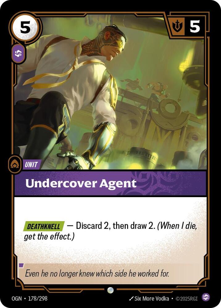 Undercover Agent 178/298 (Origins)  | Good Games Adelaide SA