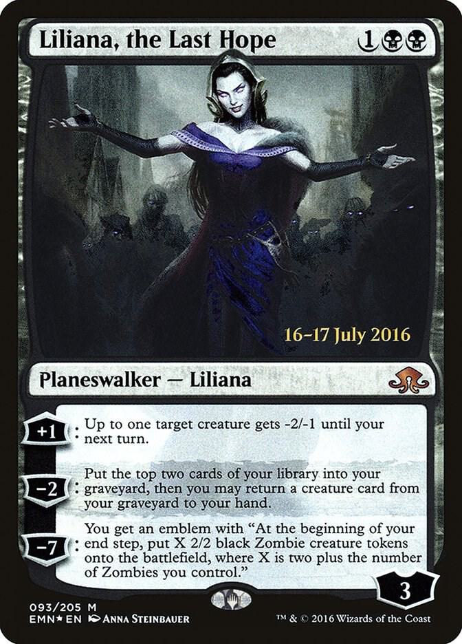 Liliana the Last Hope 93 (Prerelease Cards)  - Foil | Good Games Adelaide SA