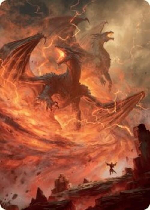 Rite of the Dragoncaller Art Card 38 54 38 (Art Series: Foundations)  | Good Games Adelaide SA