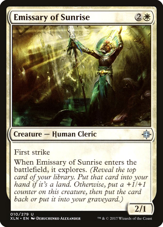 Emissary of Sunrise 10 (Ixalan)  - Foil | Good Games Adelaide SA