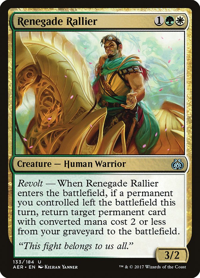 Renegade Rallier 133 (Aether Revolt)  | Good Games Adelaide SA