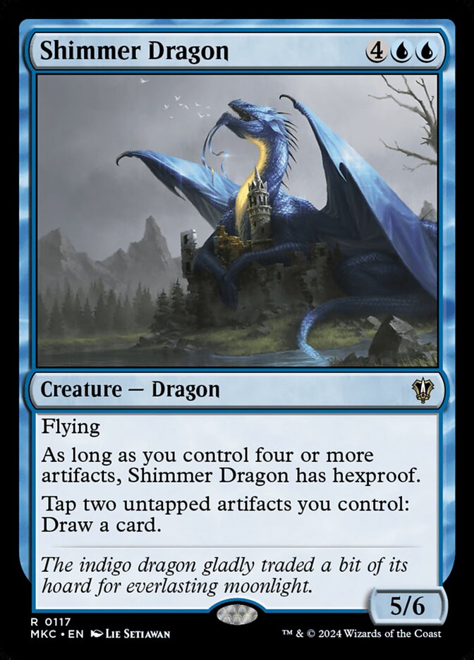 Shimmer Dragon 117 (Commander: Murders at Karlov Manor)  | Good Games Adelaide SA