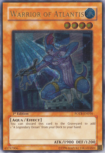 Warrior of Atlantis [FOTB-EN016] Ultimate Rare | Good Games Adelaide SA