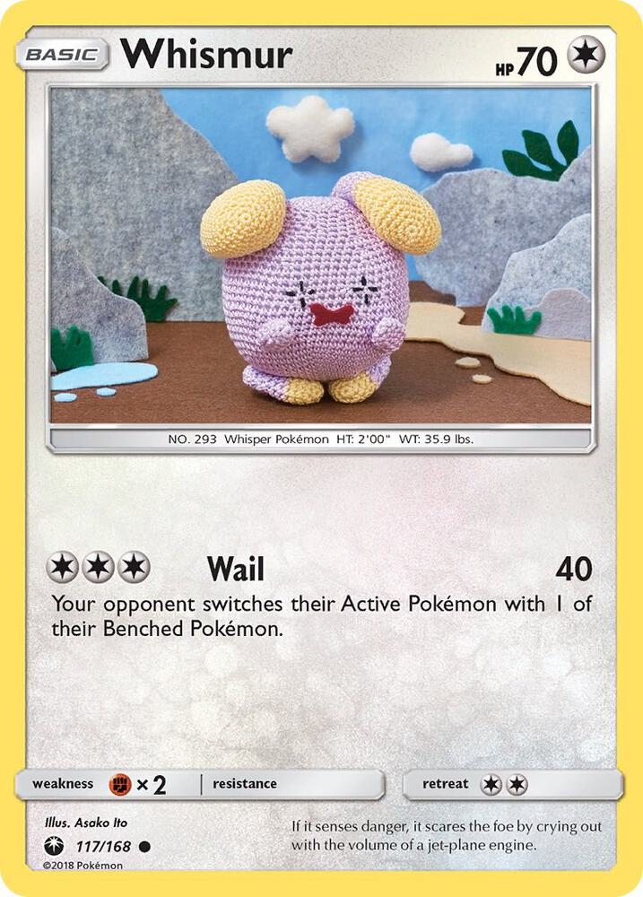 Whismur 117 117/168 (SM - Celestial Storm)  - Reverse Holofoil | Good Games Adelaide SA