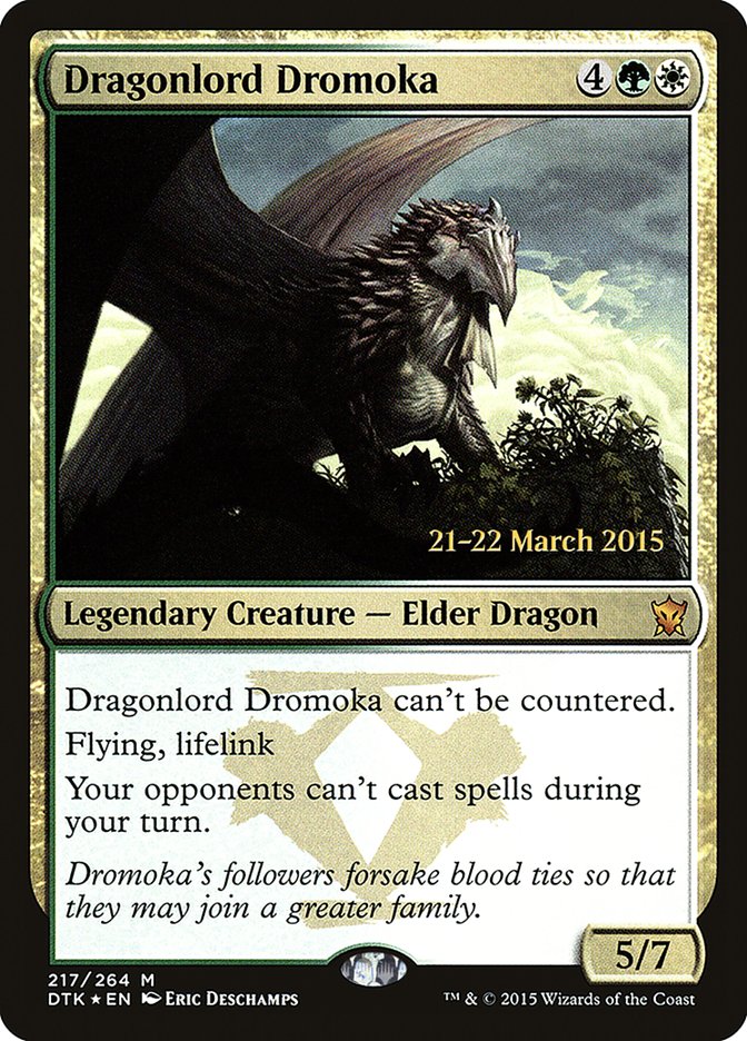 Dragonlord Dromoka [Dragons of Tarkir Promos] | Good Games Adelaide SA
