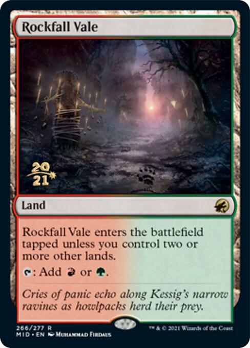 Rockfall Vale 266 (Prerelease Cards)  - Foil | Good Games Adelaide SA