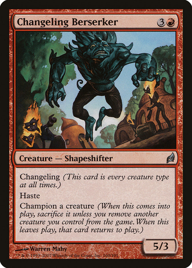 Changeling Berserker 160 (Lorwyn)  | Good Games Adelaide SA