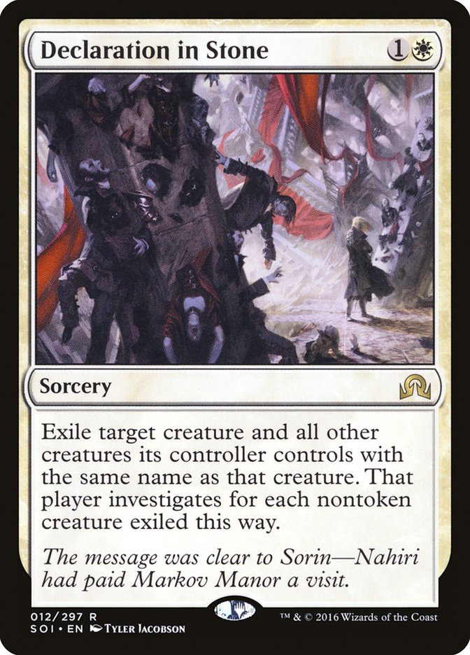 Declaration in Stone [Shadows over Innistrad] | Good Games Adelaide SA