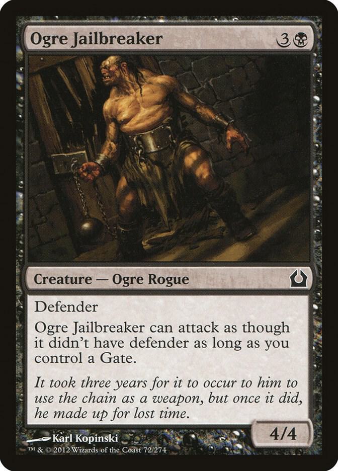 Ogre Jailbreaker 72 (Return to Ravnica)  - Foil | Good Games Adelaide SA