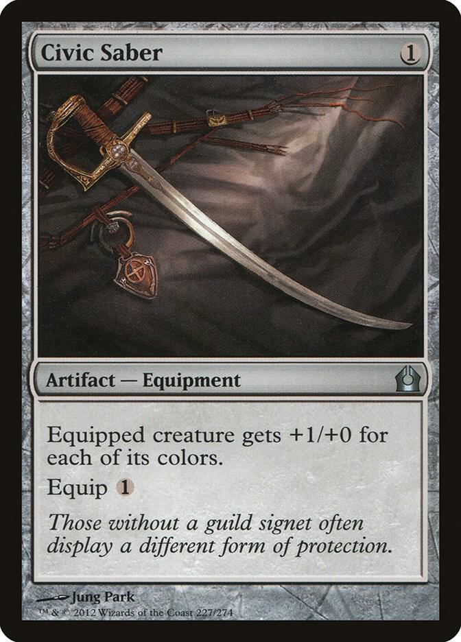 Civic Saber 227 (Return to Ravnica)  - Foil | Good Games Adelaide SA