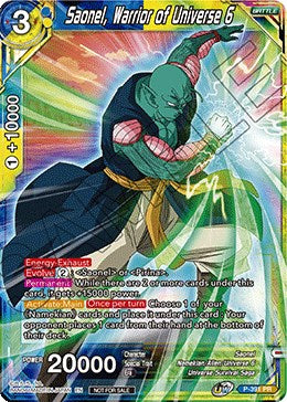 Saonel, Warrior of Universe 6 (Tournament Pack Vol. 8) (P-391) [Tournament Promotion Cards] | Good Games Adelaide SA
