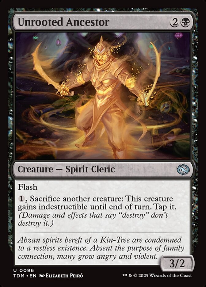 Unrooted Ancestor 96 (Tarkir: Dragonstorm)  - Foil | Good Games Adelaide SA