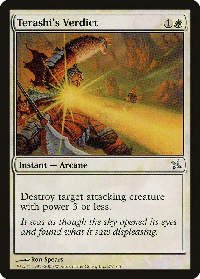 Terashi's Verdict 27 (Betrayers of Kamigawa)  - Foil | Good Games Adelaide SA