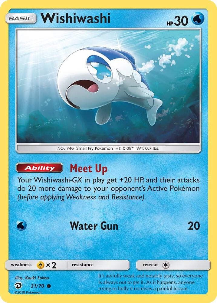 Wishiwashi 31/70 (Dragon Majesty)  | Good Games Adelaide SA