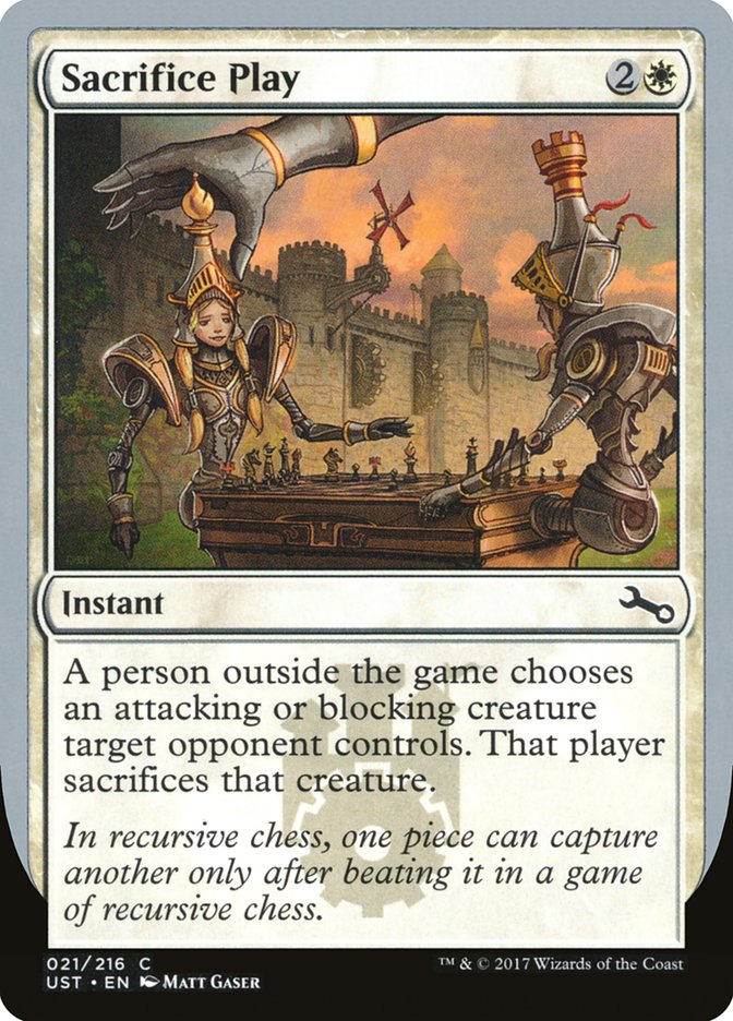 Sacrifice Play 21 (Unstable)  - Foil | Good Games Adelaide SA