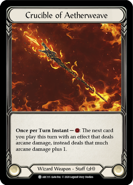 Crucible of Aetherweave // Death Dealer [U-ARC115 // U-ARC040] (Arcane Rising Unlimited)  Unlimited Normal | Good Games Adelaide SA