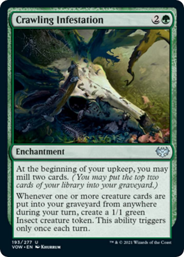 Crawling Infestation 193 (Innistrad: Crimson Vow)  - Foil | Good Games Adelaide SA