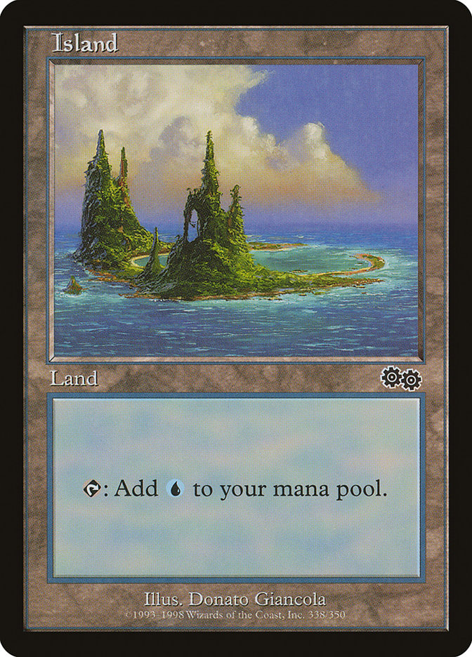 Island (338) [Urza's Saga] | Good Games Adelaide SA