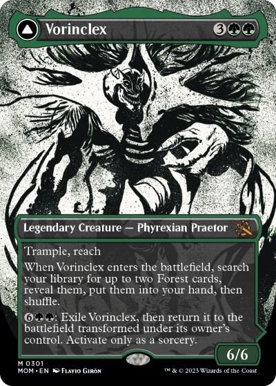 Vorinclex // The Grand Evolution 301 (March of the Machine)  - Borderless Foil | Good Games Adelaide SA