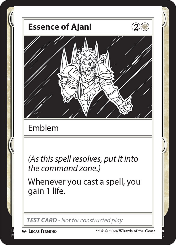 Essence of Ajani [Mystery Booster 2 Playtest Cards] | Good Games Adelaide SA