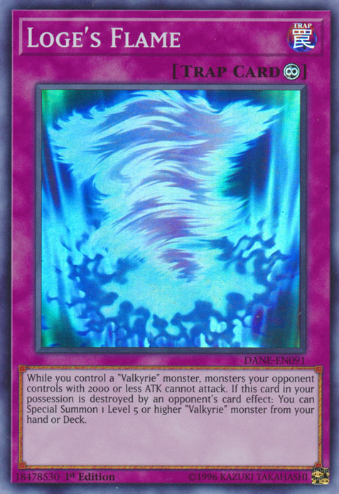 Loge's Flame [DANE-EN091] Super Rare | Good Games Adelaide SA
