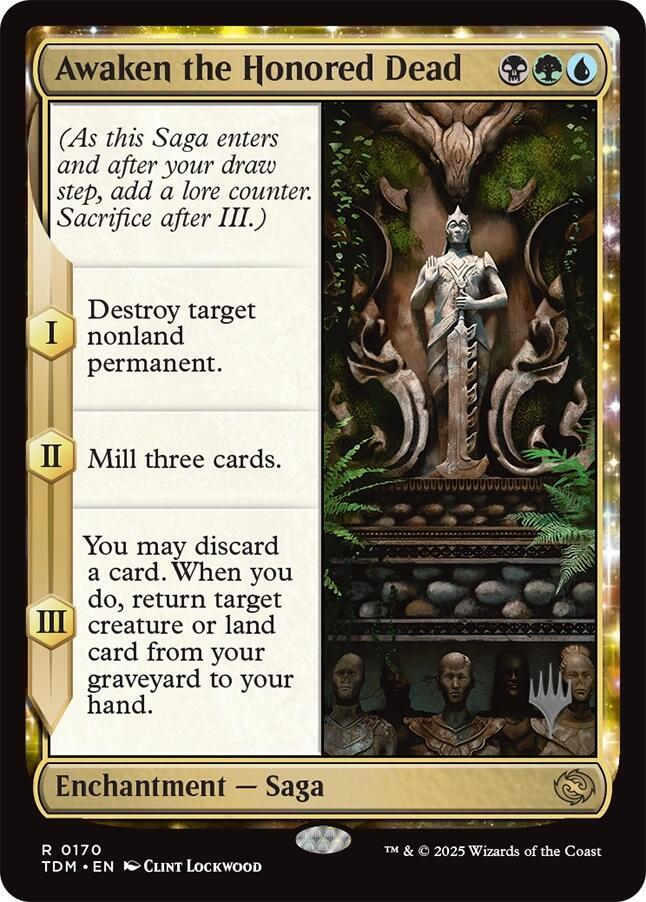 Awaken the Honored Dead 170 (Promo Pack: Tarkir: Dragonstorm)  - Foil | Good Games Adelaide SA