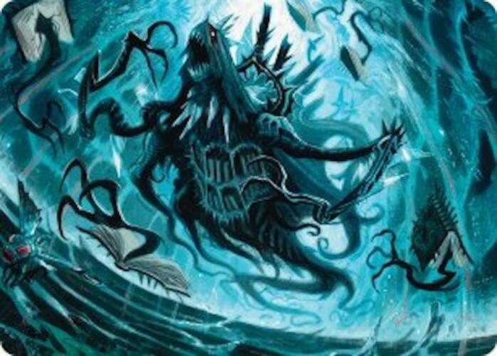 Overlord of the Floodpits Art Card 4 (Art Series: Duskmourn: House of Horror)  | Good Games Adelaide SA