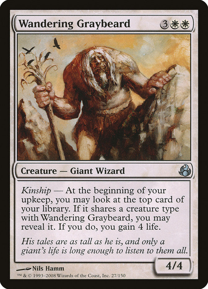 Wandering Graybeard 27 (Morningtide)  - Foil | Good Games Adelaide SA