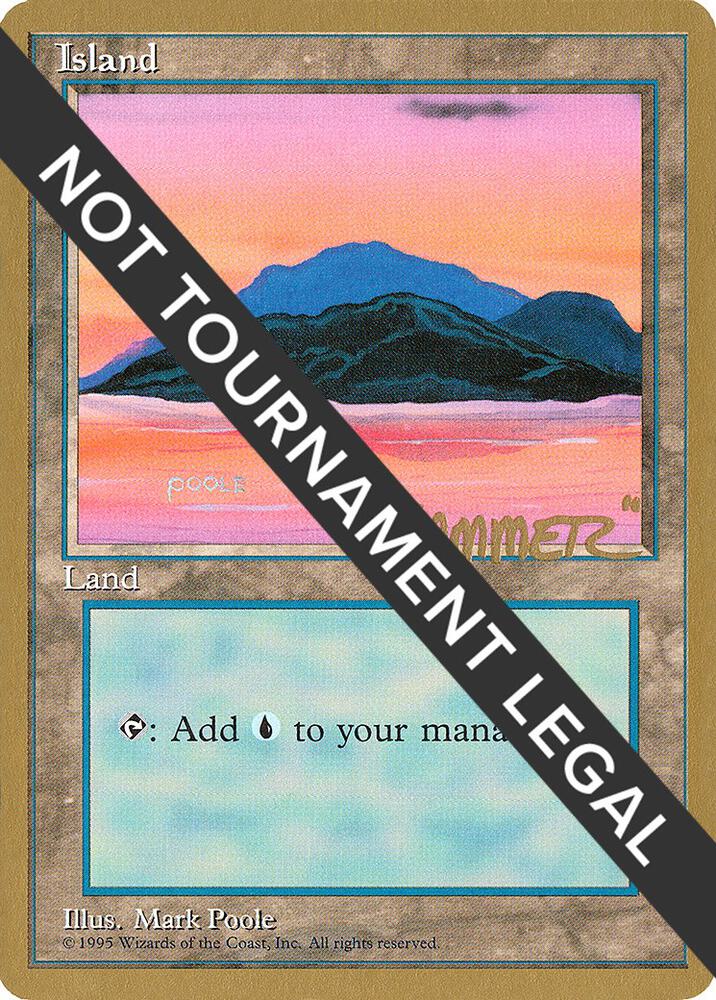 Island C 1996 Shawn Hammer Regnier 4ED shr369/308 (World Championship Decks)  | Good Games Adelaide SA