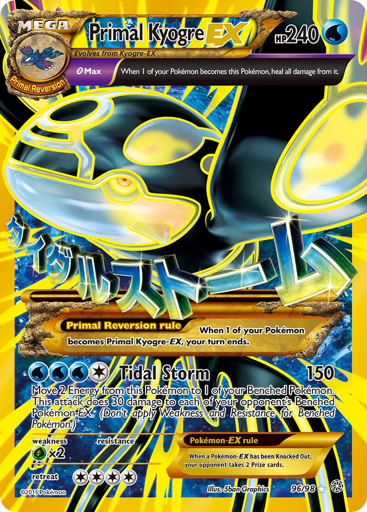 Primal Kyogre EX (96/98) [XY: Ancient Origins] | Good Games Adelaide SA