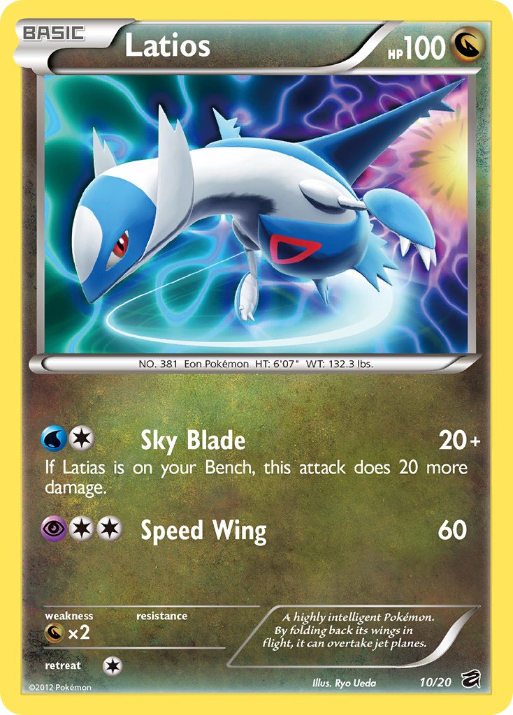 Latios (10/20) [Black & White: Dragon Vault] | Good Games Adelaide SA