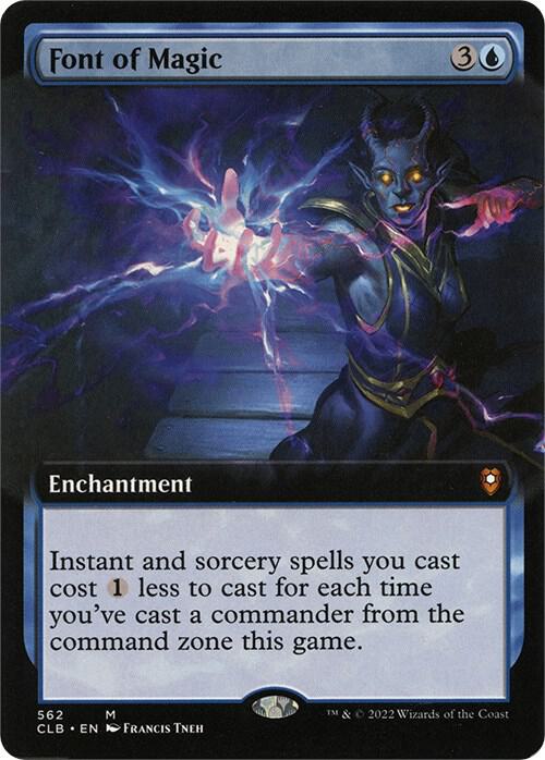 Font of Magic Extended Art 562 (Commander Legends: Battle for Baldur's Gate)  - Foil | Good Games Adelaide SA