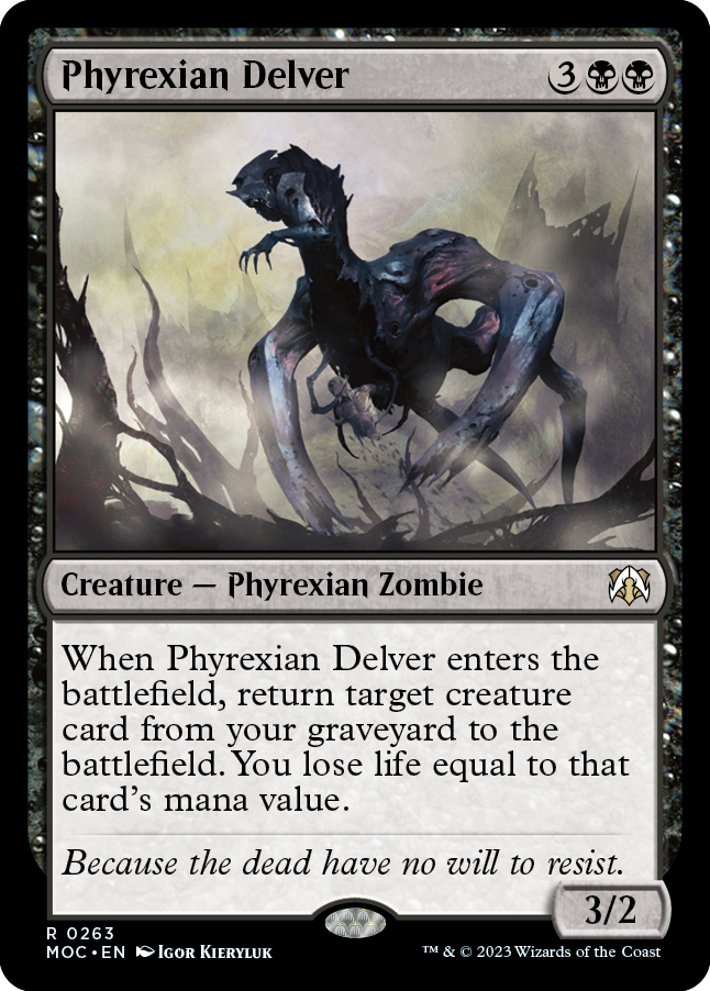 Phyrexian Delver [March of the Machine Commander] | Good Games Adelaide SA