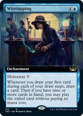 Wiretapping Extended Art 415 (Streets of New Capenna)  | Good Games Adelaide SA