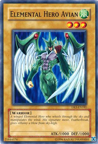 Elemental Hero Avian [DR3-EN181] Common | Good Games Adelaide SA