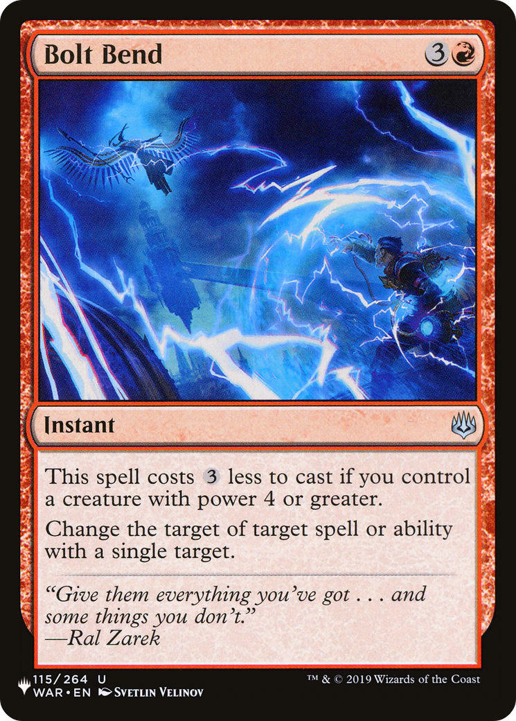 Bolt Bend [The List Reprints] | Good Games Adelaide SA