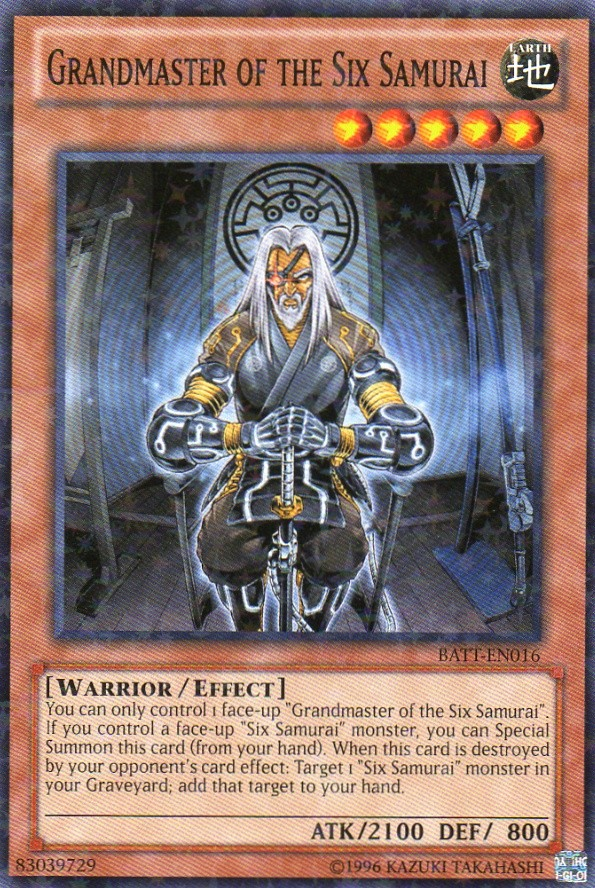 Grandmaster of the Six Samurai [BATT-EN016] Starfoil Rare | Good Games Adelaide SA