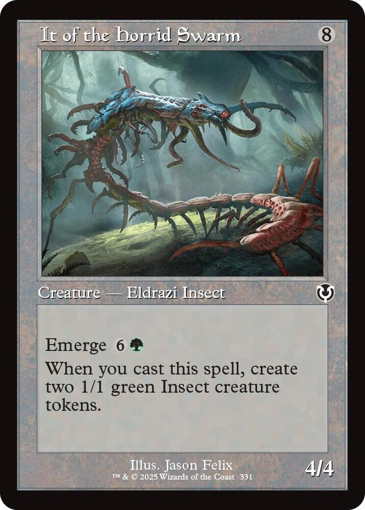 It of the Horrid Swarm Retro Frame 331 (Innistrad Remastered)  - Retro Foil | Good Games Adelaide SA