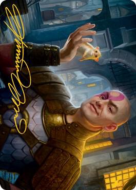 Minsc Beloved Ranger Art Card Gold Stamped Signature 33 (Art Series: Adventures in the Forgotten Realms)  | Good Games Adelaide SA