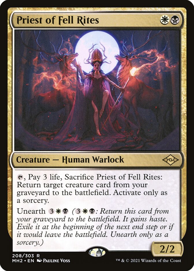 Priest of Fell Rites 208 (Modern Horizons 2)  | Good Games Adelaide SA