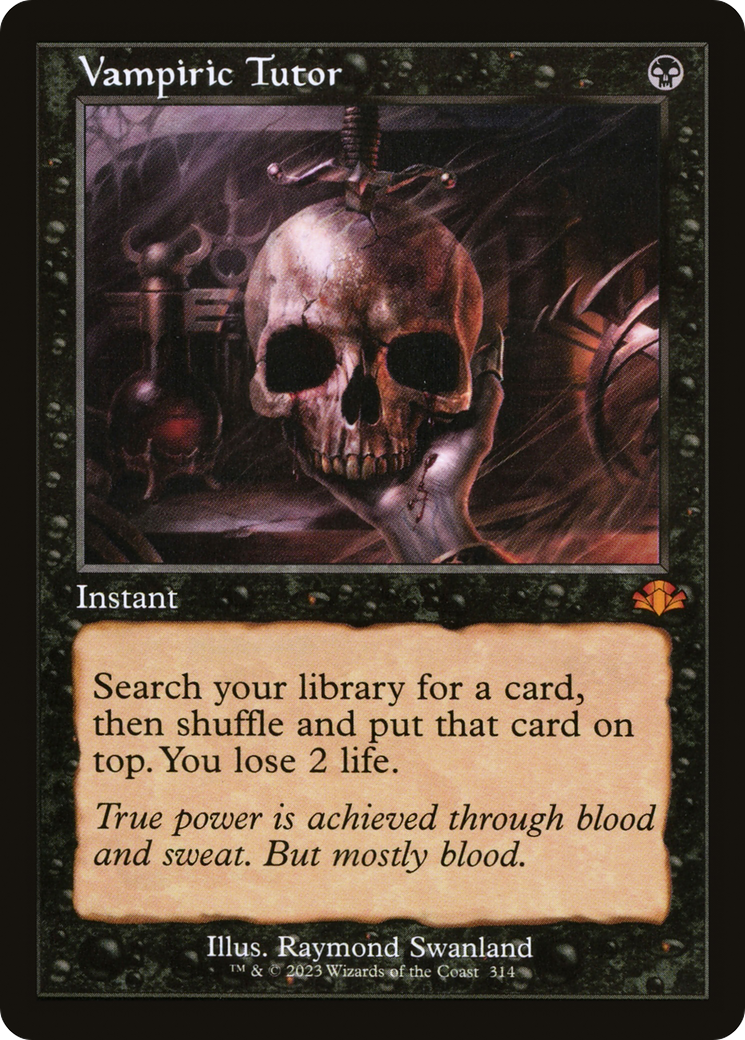 Vampiric Tutor (Retro) [Dominaria Remastered] | Good Games Adelaide SA