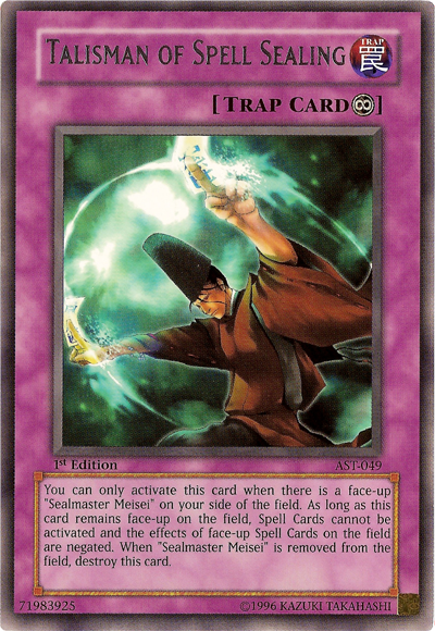 Talisman of Spell Sealing [AST-049] Rare | Good Games Adelaide SA